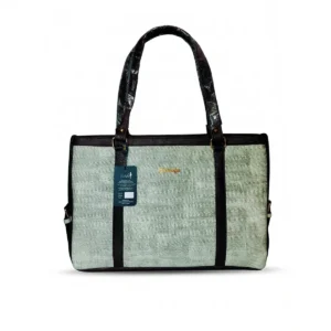 elegant sage panel classic tote bag